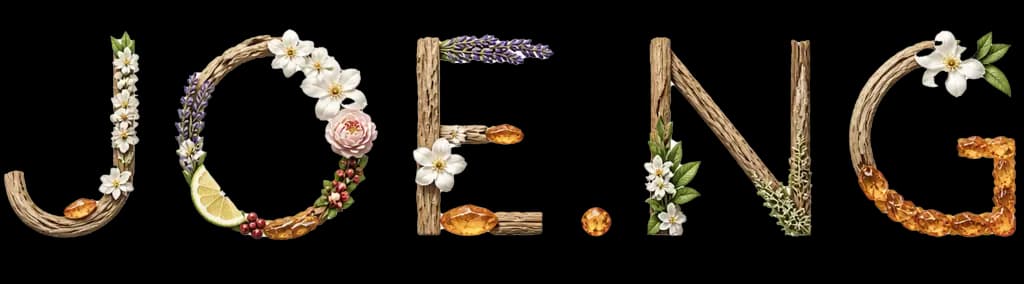 JOE.NG Floral Logo
